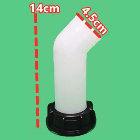 Raccord Robinet IBC cuve 1000L + Eau Prolongateur Diamètre 50mm Pluie arrosage Convient pour Les réservoirs IBC (1/4)