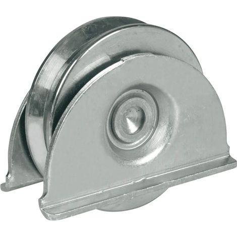 ruota con supporto laterale per cancelli gola y 80 mm (1/3)