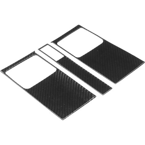 Ensemble de 3 caches de ventilation centrale en fibre de carbone, compatible avec Honda CRV 07-11 (1/5)