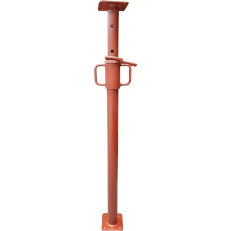Etai de maçon peint écrou acier 1.60 à 2.90 m – Charge de 1400 à 2100 kg – Diamètre fût Ø 56 mm – Pour chantiers humides