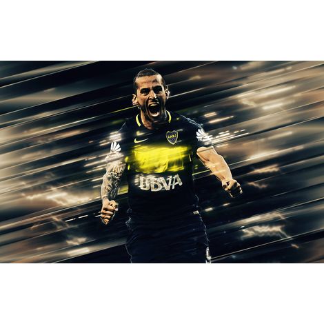 Papier peint panoramique Football - Joueur de Foot - 130 cm x 81 cm (1/2)