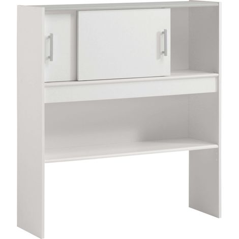 Cabecero o Armario Dormitorio Juvenil Candy de Color Blanco Mate 108x98x28 cm (1/5)