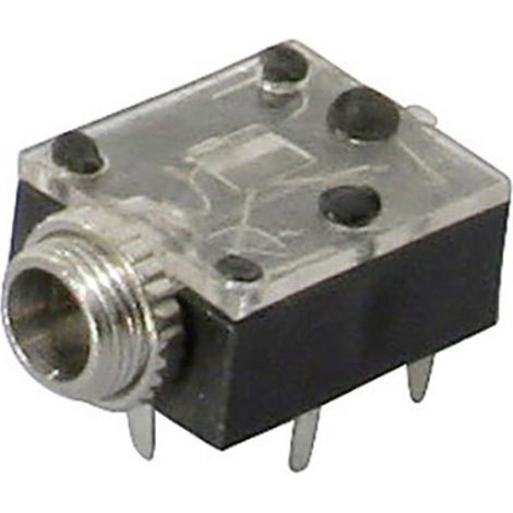 TRU COMPONENTS 1559785 Klinken-Steckverbinder 3.5 mm Buchse, Einbau horizontal Polzahl: 3 Stereo Sch