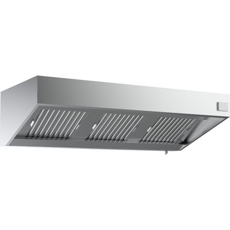 Hotte Murale avec Moteur Profondeur 700 - L 1000 à 3000 mm - Combisteel (1/3)
