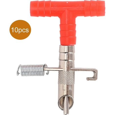 10 abreuvoirs automatiques à tétine pour volailles d'élevage, type ressort ( ) (1/5)