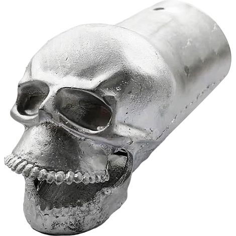 Tuyau d'échappement - Design tête de mort - Protection supérieure pour camion, tracteur, moto, véhicule tout-terrain (1/5)
