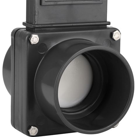 Vanne d'évacuation ABS 63 mm pour camping-car, grande efficacité et diamètre large pour eaux usées