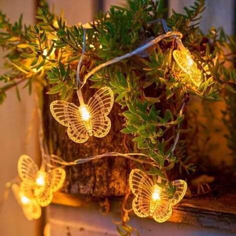 Led Guirlande Lumineuse,éclairage de Noël,Fairy Lights,Led Lumières de Fées de Papillons,pour L'Extérieur Intérieur Décoration pour Les Enfants (1/5)