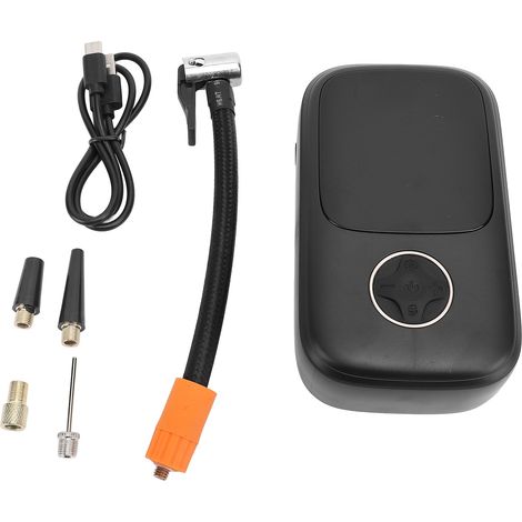 Gonfleur de pneus sans fil professionnel à gonflage rapide et efficace, batterie 2000 mAh, avec lampe intégrée pour voitures, motos, vélos et scooters électriques. (1/5)