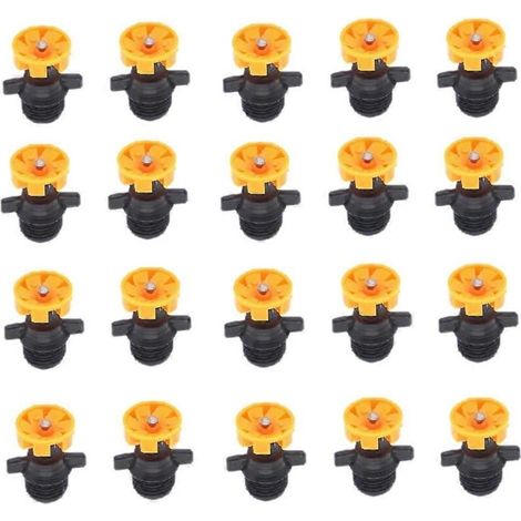20pcs Thread Automatic Rotation 360 Degree Watering Nozzle for Sprinkler Garden Flower Vegetable Irrigation (1/5)