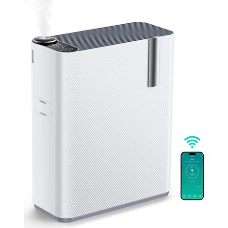 Purificateur d’air humidificateur domestique – filtration des allergènes et odeurs – adapté chambre, cuisine et salle de bain