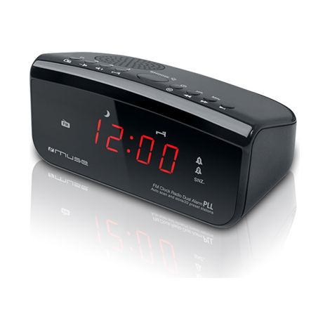 Muse M-12CR Función de alarma Negro Radio reloj PLL (1/4)