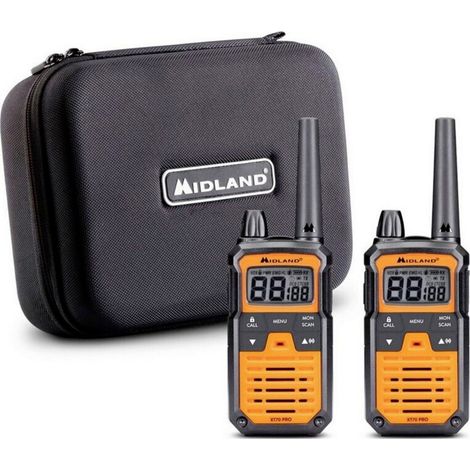 Midland Midland XT70 Pro Kofferset, PMR+LPD, Orange C1465.01 PMR-Handfunkgerät