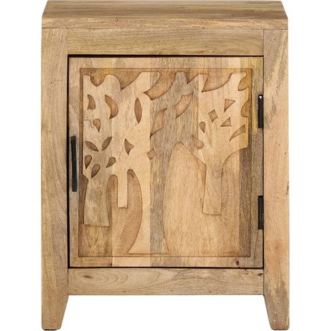 Maison Exclusive - Nachttisch 40x30x50 cm Massivholz Mango