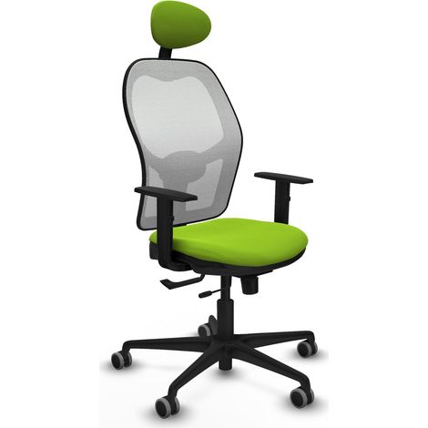Silla de oficina piqueras y crespo Jorquera pistacho cuero sintético (1/2)