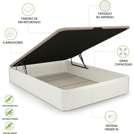 Canapé Luxury 3D Blanco 135x190 (1/5)
