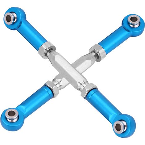 Biellettes de direction en alliage d'aluminium pour voiture RC Axial Rock Racer 90026 (bleu) (1/5)