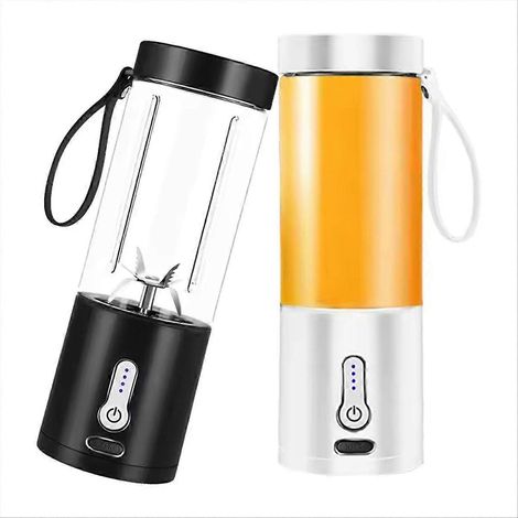 Blender portable puissant de 530 ml, mixeur à fruits rechargeable USB Type-C, mini-extracteur de jus avec gobelet mélangeur. (1/5)