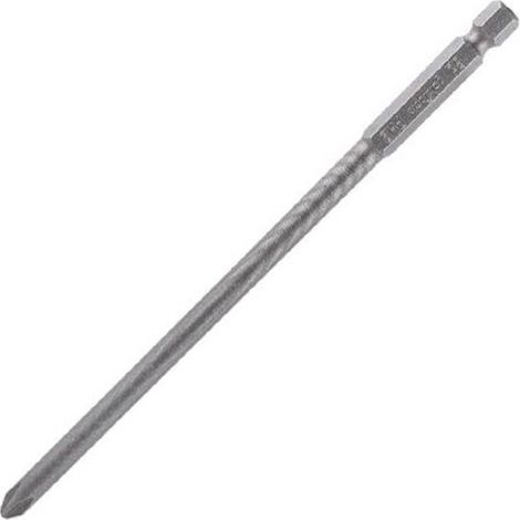 Trade Shop - Kit 2pezzi Di Bits Da 150mm Gambo 1/4" 6.35mm S2 Magnetica Croce Testa Ph2 57248 - (1/3)