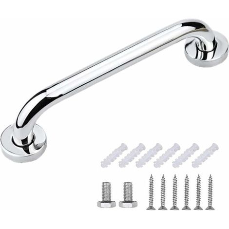Shower Grab Bar, Stainless Steel Handle, Bathroom, Sturdy Safety Grab Bar for Elderly, Disabled, and Children, 30cm (1/5)