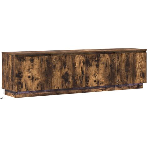 Maison Exclusive - Mobile TV Rovere fumé 180 x 38 x 49 cm Legno multistrato
