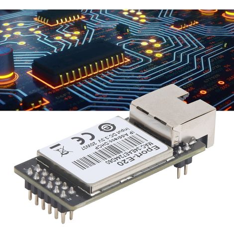 Seriell-zu-Ethernet-Modul für Server-Mikrocontroller, TTL/RJ45-zu-TTL-Netzwerkmodul (1/5)