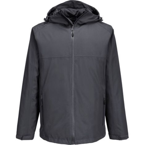 Chaqueta impermeable profesional PORTWEST S610 M Gris metálico (1/2)