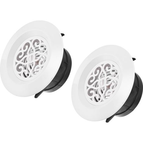 Grille de ventilation ronde à motif réglable de 10 cm (4 pouces) - Lot de 2 (1/5)