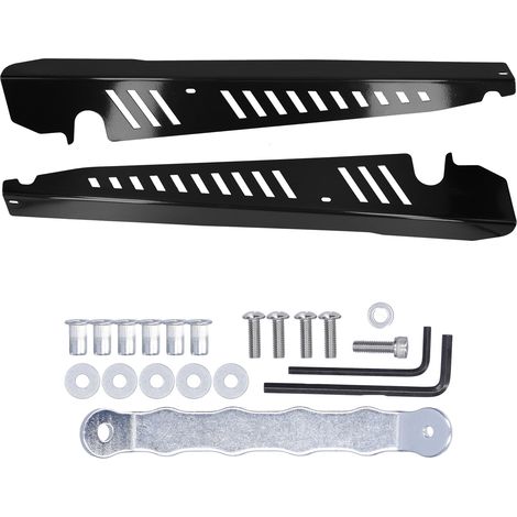 Kotflügel aus Aluminiumlegierung mit Montagezubehör, kompatibel mit WRX und STI 2015–2020, Schwarz (1/5)