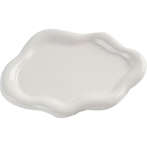 Plateau de rangement bijoux et accessoires effet nuage, style nordique chic et minimaliste, présentoir élégant pour parfums, clés, cosmétiques, entrée, coiffeuse et décoration (1/5)