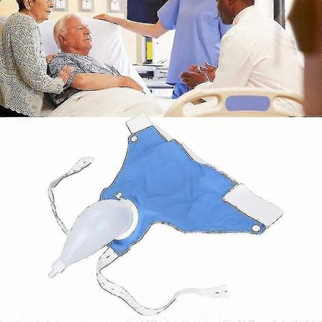 Tragbarer Urinsammelbeutel mit Urinkatheterkanal, 1000 ml, 2000 ml, für ältere Männer, bettlägerige Patienten mit Harninkontinenz (1/5)