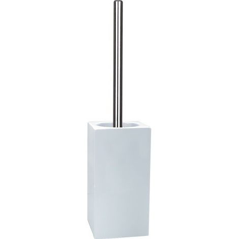Brosse Wc avec support Porcelaine QUADRO Blanc Spirella (1/2)