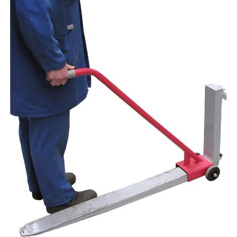 Bauer Gabelzinkenheber GZH-B, Feuerrot, max. 145x65mm Gabelzinken