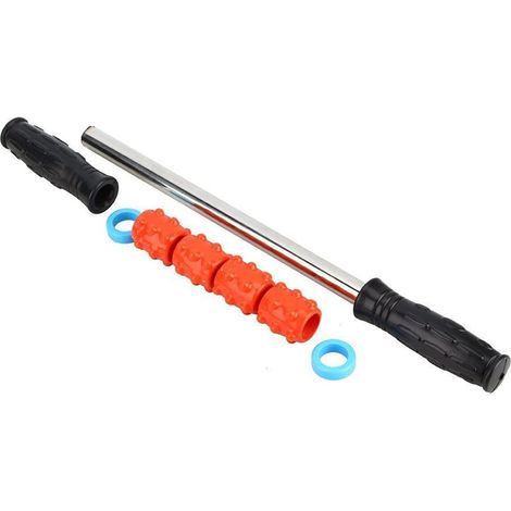 Bâton de massage auto-myofascial rigide 42 cm pour sportifs, rouleau musculaire complet corps, relaxation fitness et soulagement des tensions. (1/5)