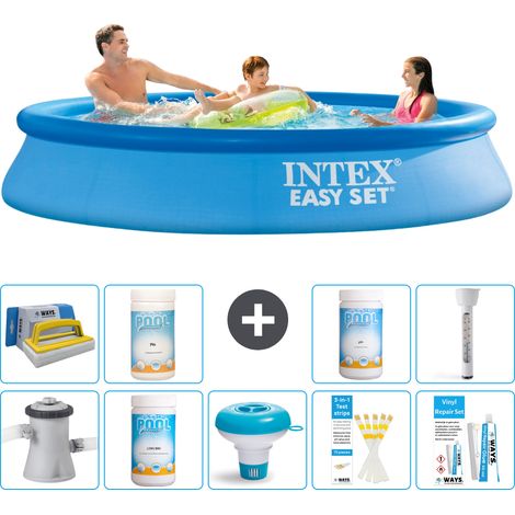 Intex Piscina Easy Set Rotonda - 305x61 cm - 8-pezzi  S43226 (1/5)