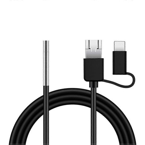 Kit de mise à niveau pour endoscope HD 3 en 1 TYPE-C étanche avec caméra USB 3,9 mm et portée de 1 m (1/5)