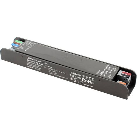Fuente de alimentación Slim DC24V/100W/4.17A, DALI, PUSH, PWM, 0/1-10V, 6 en 1 (1/4)