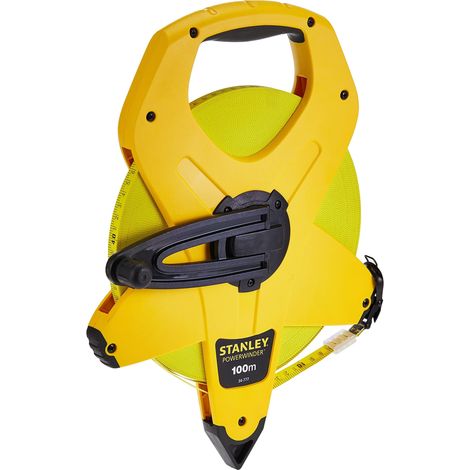 STANLEY, Rotella Metrica Powerwinder, Nastro in Fibra di Vetro, 100 m. 2-34-777 (1/5)