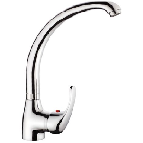Grifo monomando Egipto en color cromo 29,5 cm(alto) 18,3 cm(largo) (1/2)