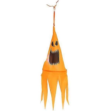 Windsack-Gartendekoration, leuchtende Halloween-Flagge für draußen, Halloween-Windsack-Flagge (1/5)