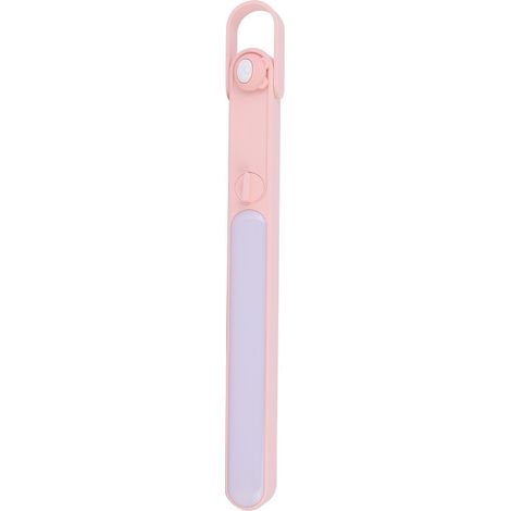 Lampe LED portable à chargement USB, fixation magnétique, économie d'énergie, pour placard ou armoire, 5 W, rose (1/5)
