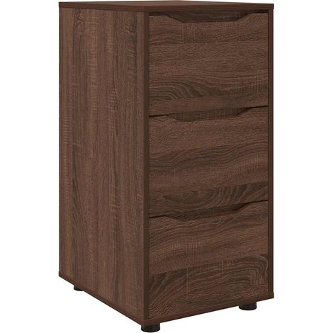 Aufbewahrungsschrank Braun Eichen-Optik 40 x 48 x 81 cm vidaXL
