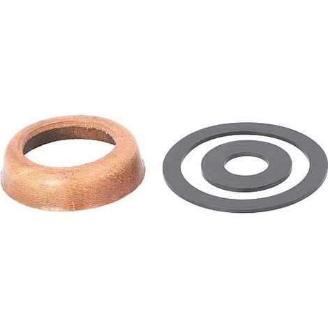 Manchette à piston cuir joint bride - silicone