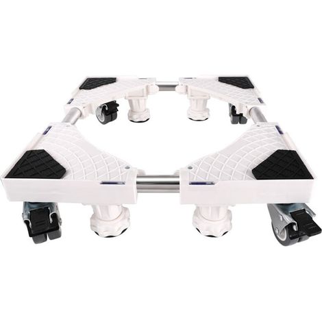 Base de Machine à Laver Réfrigérateur Chariot Roller Support Roulant pour Sèche Linge lave Linge Congélateur Réglable 47-69cm pour Réfrigérateur/Machine à Laver (1/5)