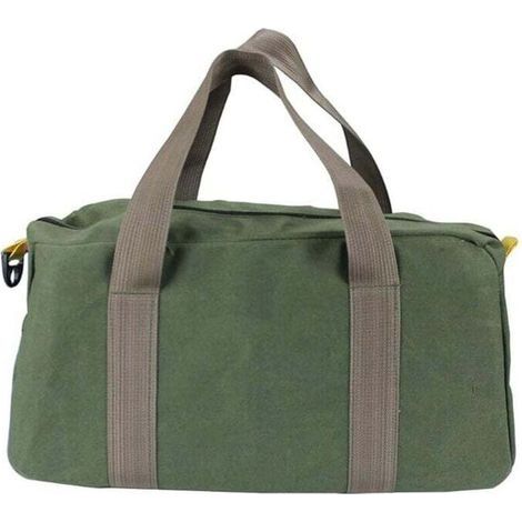 Sac à outils, sac à outils, sac à outils robuste, sac à outils à large ouverture, petit sac à outils multiples, sac à outils de plomberie (vert) 14" (1/5)