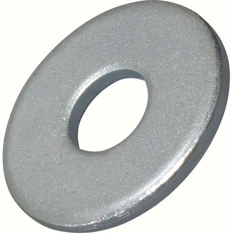 C62085 - Lot de 20 Rondelles plates larges - M8x24mm H 2mm - en Acier Zingué DIN9021 (1/4)