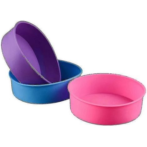 moules à gâteaux ronds en silicone, moules de cuisson, moules décoratifs pour cupcakes et gâteaux (r) (1/3)