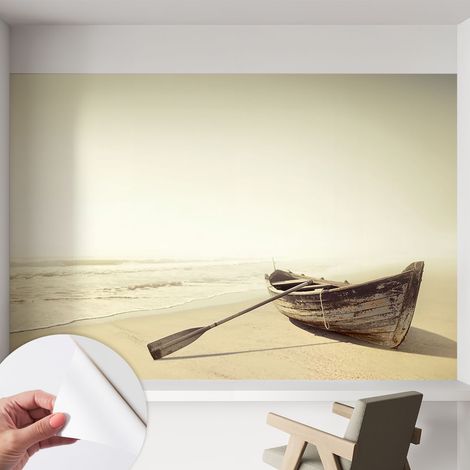 Fotomurale adesivo - parete decorativa - decorazione casa - stile moderno parete - Tranquillità costiera 152x104 cm (1/5)