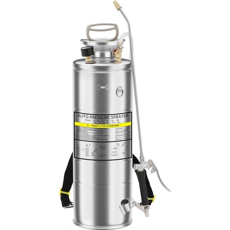 Pulvérisateur de plantes de jardin en acier inoxydable 12L (65x20 cm) –Robuste et portable pour un jardinage à domicile efficace (1/5)