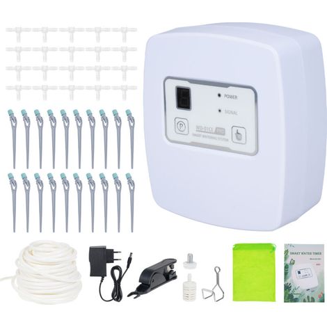 Automatic watering system for indoor plants, 20 potted plants, automatic drip irrigation kit, plant watering devices, programmable water timer (1/5)